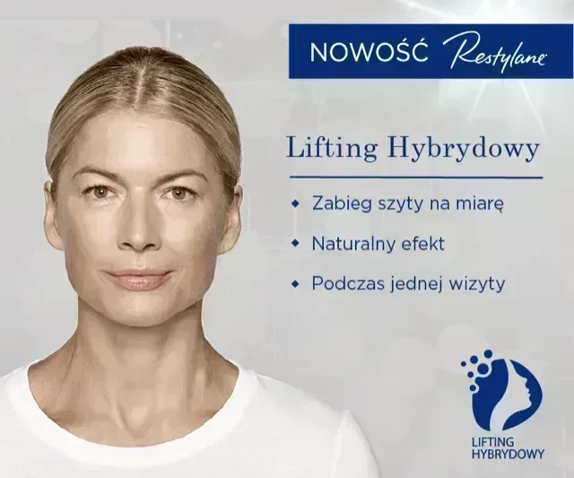 Lifting hybrydowy Restylane – wolumetria i biorewitalizacja Gdańsk - Zabieg Medycyny Estetycznej dr Marcin Nowak